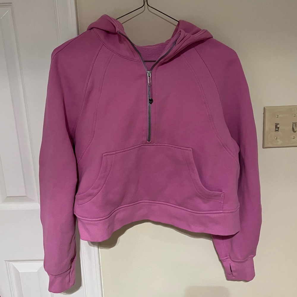 Lululemon Pink Scuba Hoodie